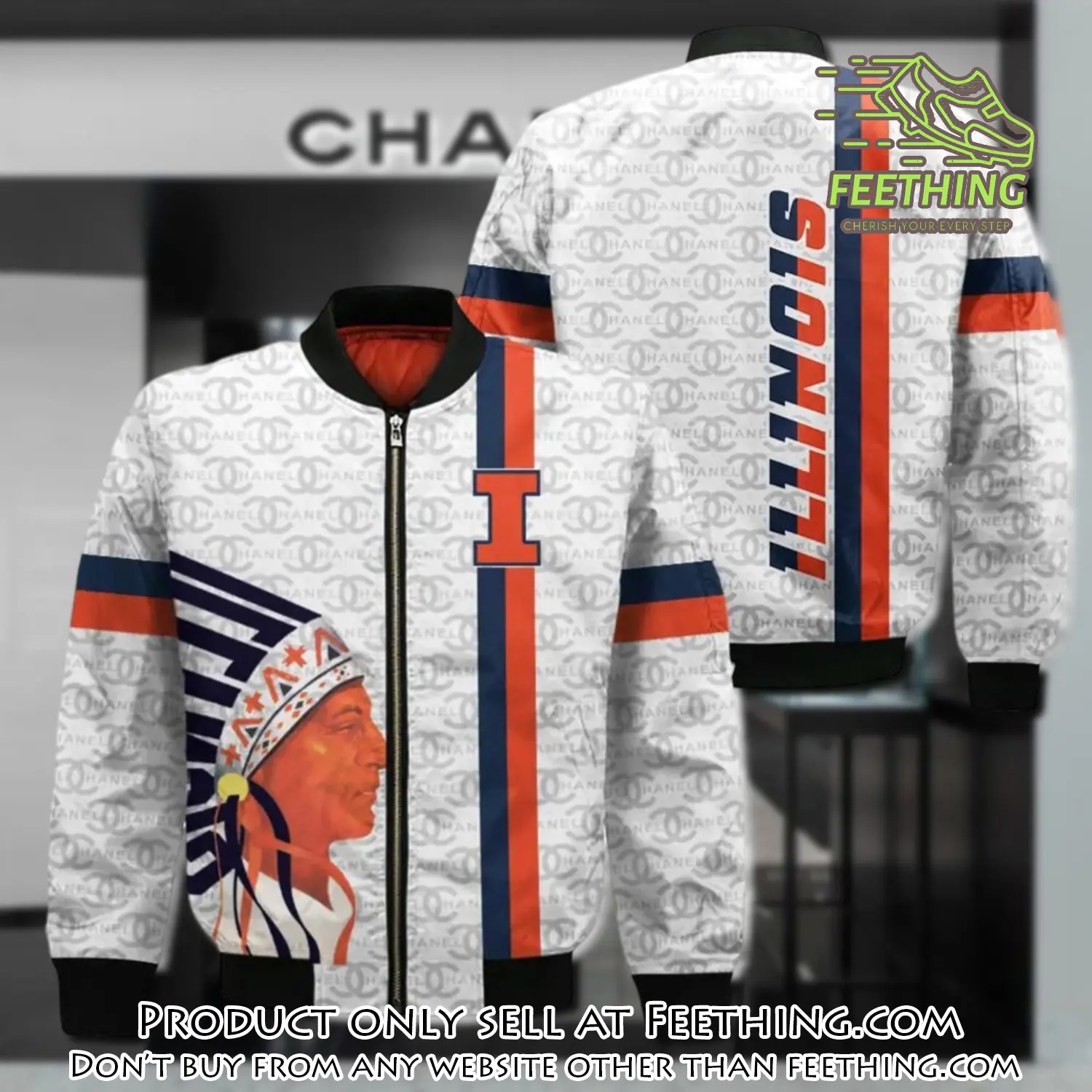 Chanel nba illinois jacket luxury clothing clothes outfit for men ft3551523